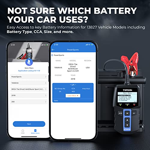 2-in-1-Car-Battery-Tester-TOPDON-BT100W-12V-Bluetooth-Battery-Tester-Automotive-100-2000-CCA-Alternator-Tester-Digital-Battery-Load-Tester-Charging-Cranking-System-Tester-Supported-Battery-Library-0-0