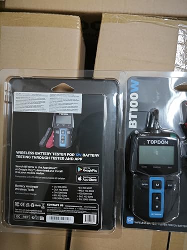 2-in-1-Car-Battery-Tester-TOPDON-BT100W-12V-Bluetooth-Battery-Tester-Automotive-100-2000-CCA-Alternator-Tester-Digital-Battery-Load-Tester-Charging-Cranking-System-Tester-Supported-Battery-Library-0-6