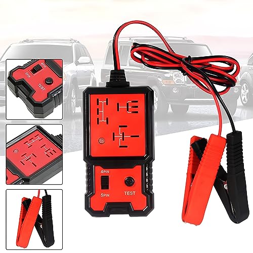CGEAMDY-12V-Automotive-Relay-Tester-Car-Battery-and-Alternator-Checker-Tester-Analyzer-Diagnostic-Tool-Vehicle-Battery-Temperature-Load-Test-Small-Generator-with-Clip-Electronic-Relay-Tester-0-3
