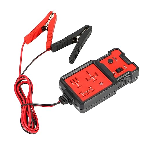 CGEAMDY-12V-Automotive-Relay-Tester-Car-Battery-and-Alternator-Checker-Tester-Analyzer-Diagnostic-Tool-Vehicle-Battery-Temperature-Load-Test-Small-Generator-with-Clip-Electronic-Relay-Tester-0