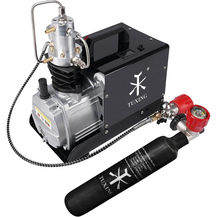 tuxing-pcp-air-compressor4500psi30mpa300bar-scuba-compressor-adjustable-pressure-electric-compressor-with-waterfan-dual-cooling-system-for-pcp-air-rif-01-ycj