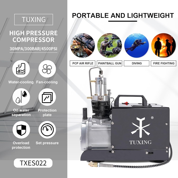 tuxing-pcp-air-compressor4500psi30mpa300bar-scuba-compressor-adjustable-pressure-electric-compressor-with-waterfan-dual-cooling-system-for-pcp-air-rif-04-nhk
