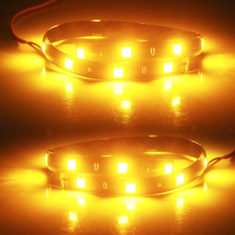 car-led-strip-light-30cm-waterproof-led-lights-strip-for-interior-car-lights-underglow-motorbike-golf-cart-exterior-amber-yellow-led-strip-12v-5050-12-02-xuv