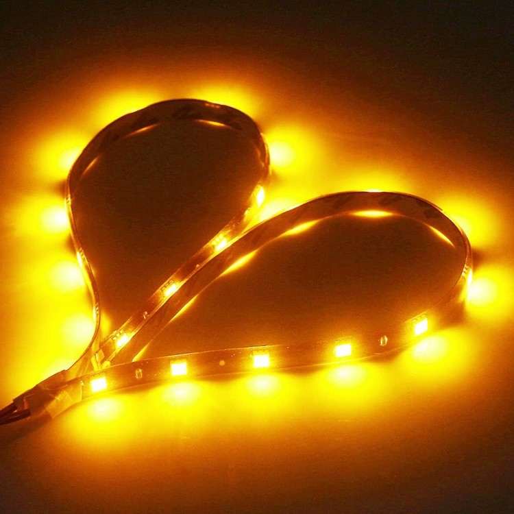 car-led-strip-light-30cm-waterproof-led-lights-strip-for-interior-car-lights-underglow-motorbike-golf-cart-exterior-amber-yellow-led-strip-12v-5050-12-03-jca