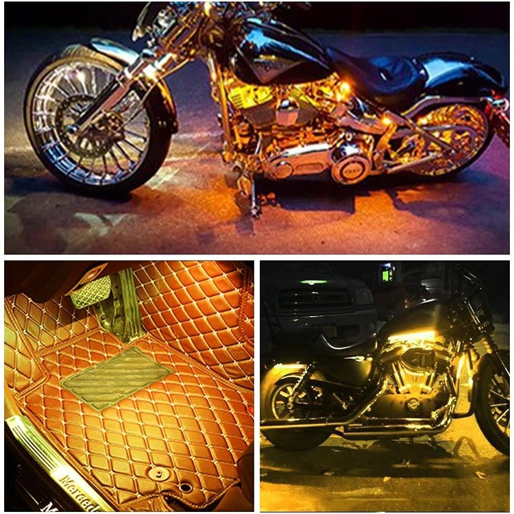 car-led-strip-light-30cm-waterproof-led-lights-strip-for-interior-car-lights-underglow-motorbike-golf-cart-exterior-amber-yellow-led-strip-12v-5050-12-07-lcb