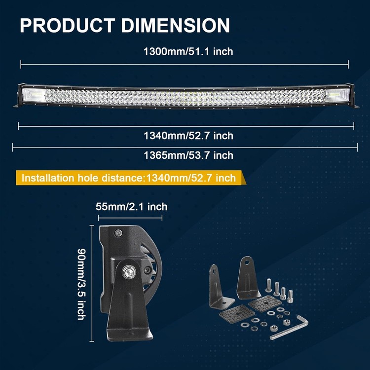 rigidon-car-led-light-bar-with-12v-strobe-remote-control-wiring-harness-cable-kit-curved-52-inch-675w-7d-tri-row-driving-work-lamp-for-car-off-road-tr-02-iby