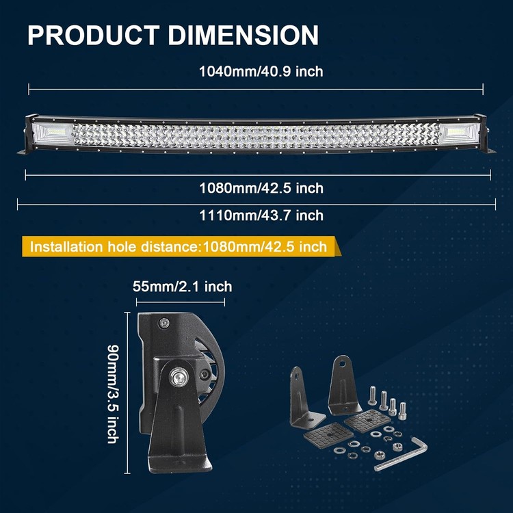 rigidon-curved-42-inch-540w-led-light-bar-with-1-pcs-12v-2-lead-wiring-harness-cable-kit-2-pcs-4inch-60w-led-work-light-for-car-off-road-truck-tractor-02-zjr