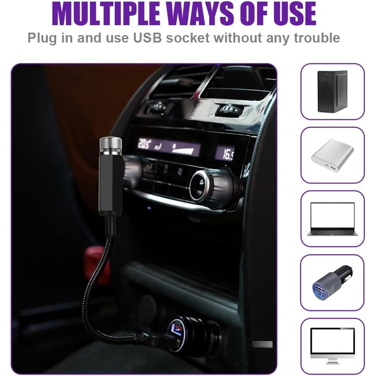 uraqt-led-roof-atmosphere-light-adjustable-usb-car-usb-starlight-light-car-ceiling-starlight-projector-night-light-mini-romantic-decorative-car-roof-l-05-kec