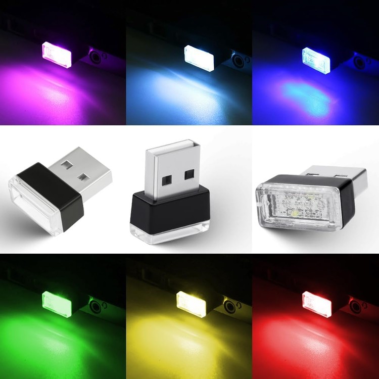uraqt-usb-car-ambient-lighting-6-pcs-usb-monochrome-led-car-interior-atmosphere-lights-plug-in-5v-mini-interior-light-for-cars-laptops-usb-sockets-nig-08-pcw