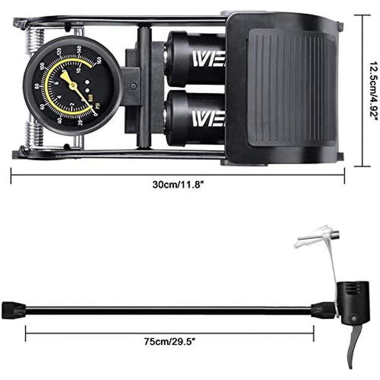 weidmax-double-barrel-foot-pump-double-cylinder-bike-pump-bike-floor-pump-portable-bicycle-pump-bicycle-tire-pump-road-bike-floor-air-inflator-pump-wi-04-fti