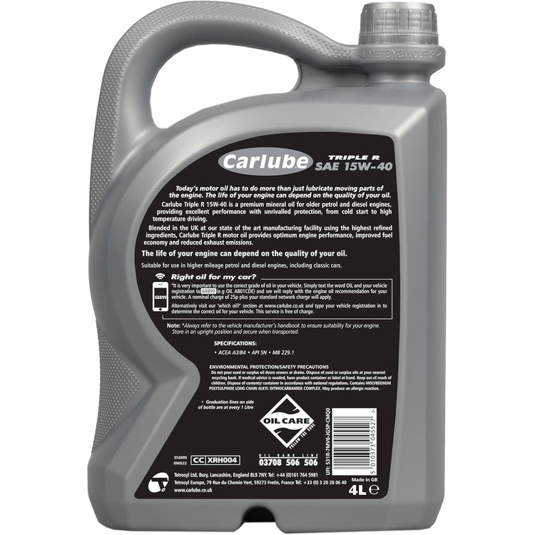 carlube-triple-r-15w-40-acea-a3b4-api-sn-high-mileage-semi-synthetic-engine-oil-4l-02-umm