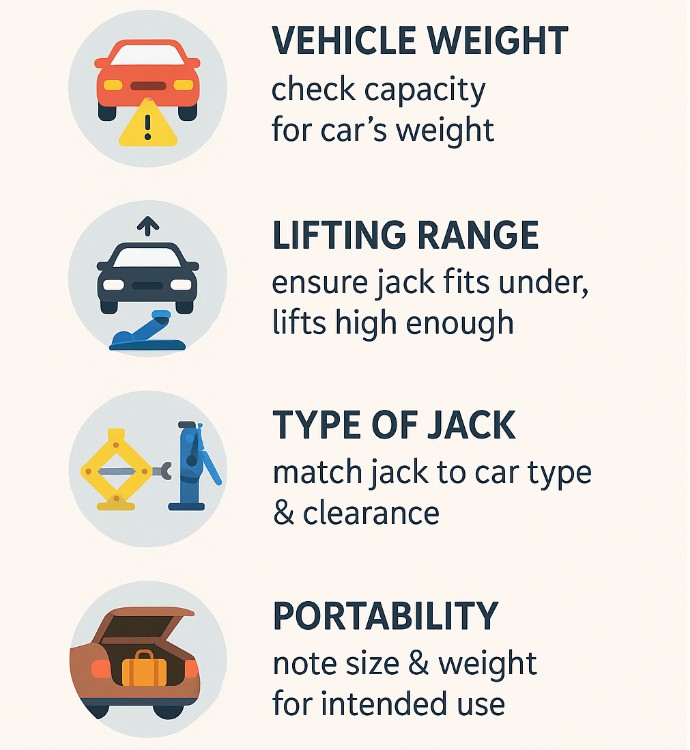 What matters when picking a jack?