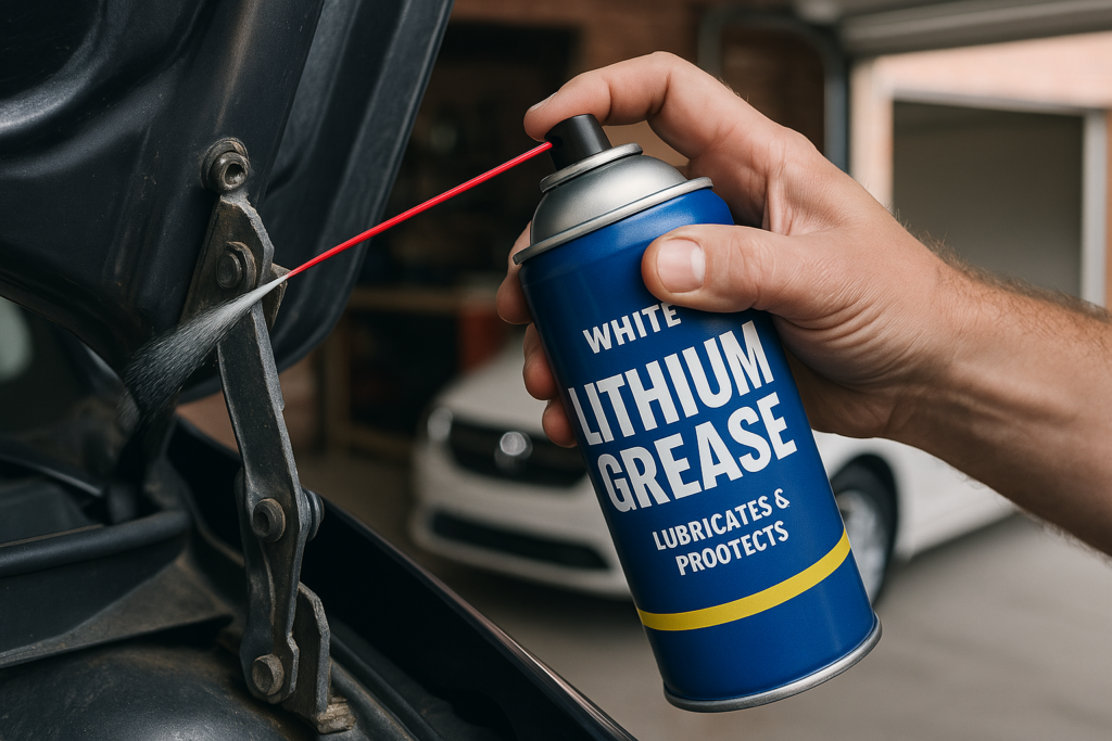 Lithium grease spray