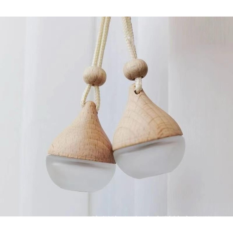 3-pcs-hanging-car-air-freshener-diffuser-6ml-essential-oil-aromatherapy-fragrance-perfume-bottle-empty-froasted-glass-pendant-vials-with-wooden-caps-s-09-cvd