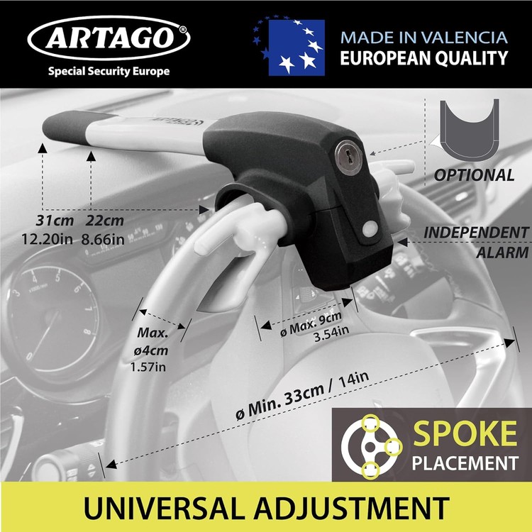artago-870-high-end-steering-wheel-lock-2in1-without-or-with-120db-alarm-dont-touch-warning-visible-and-deterrent-high-security-universal-anti-theft-b-08-agy