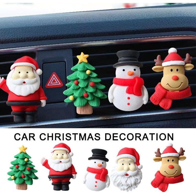 christmas-air-freshener-vent-clips-santa-elk-snowman-xmas-tree-car-decorations-interior-decor-accessories-automotive-air-conditioner-ornaments-snowman-02-sya