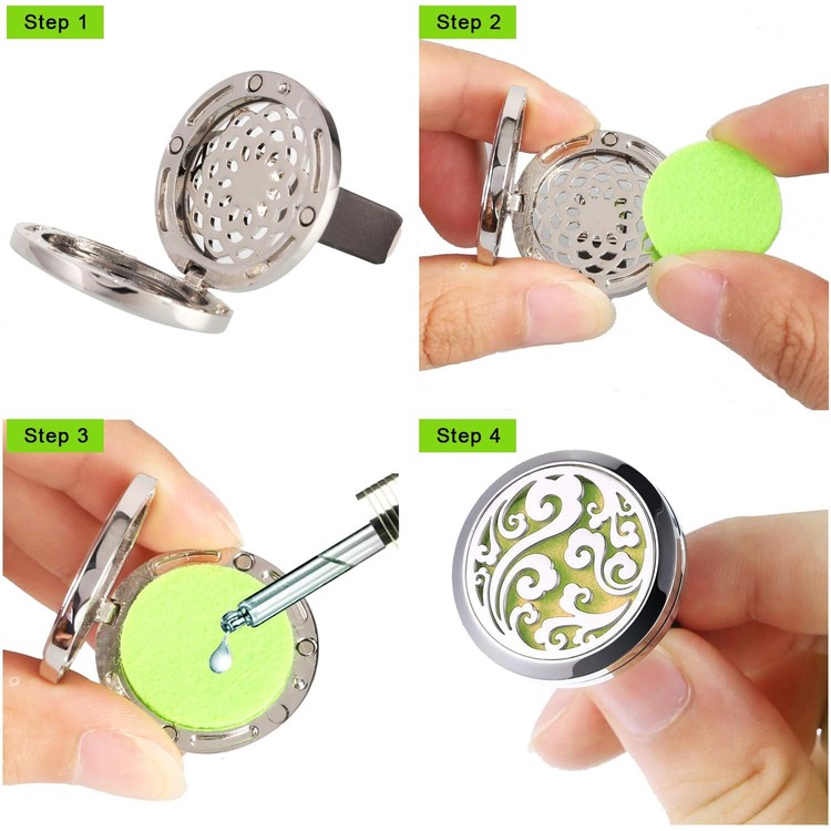ootsr-2pcs-car-aromatherapy-essential-oil-diffuser-stainless-steel-air-freshener-vent-clip-locket-for-car-living-room-office-with-102pcs-refill-felt-p-05-vni