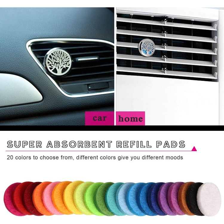 ootsr-2pcs-car-aromatherapy-essential-oil-diffuser-stainless-steel-air-freshener-vent-clip-locket-for-car-living-room-office-with-102pcs-refill-felt-p-07-epa