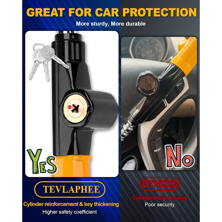 Tevlaphee Steering Wheel Lock