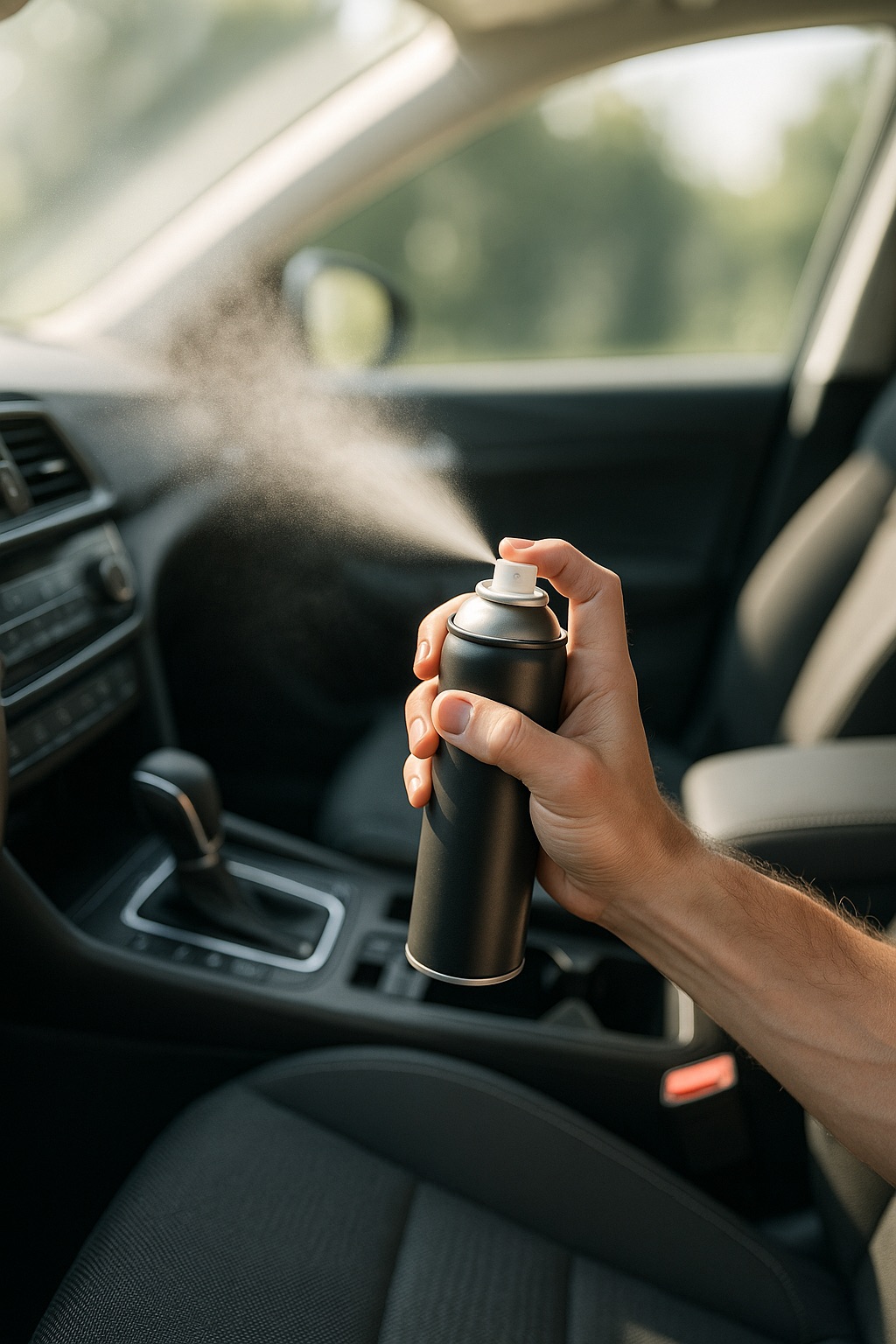 Spray car air freshener and car air freshener spray for everyday driving comfort