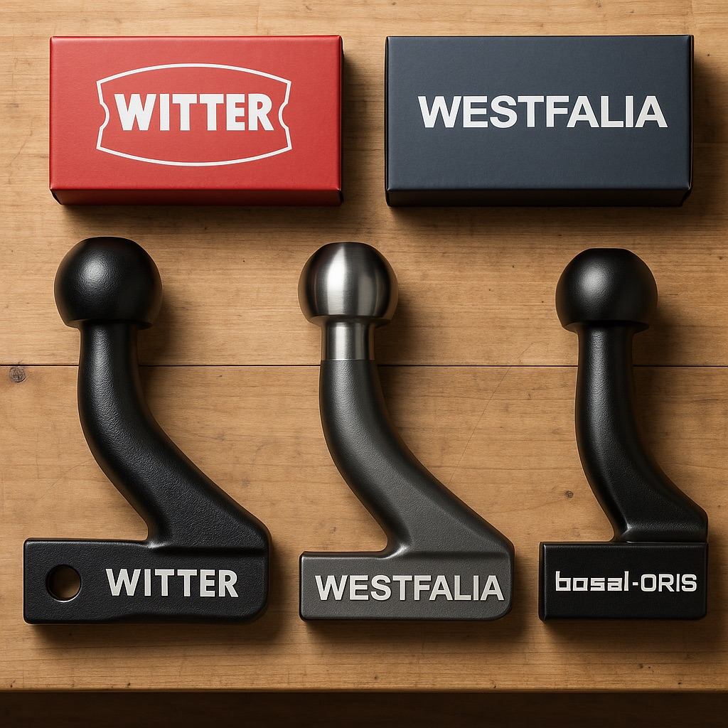tow bar brands Witter Westfalia Tow-Trust Bosal-Oris